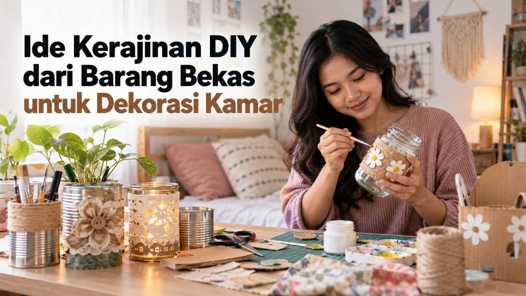 Ide Kerajinan DIY dari Barang Bekas untuk Dekorasi Kamar